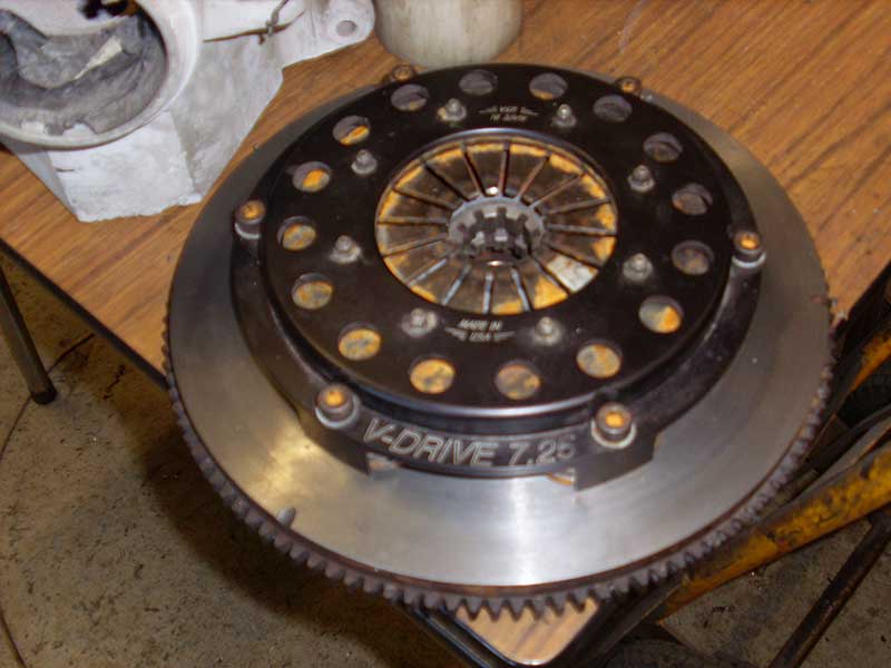 Overgang boltsirkel til ny clutch